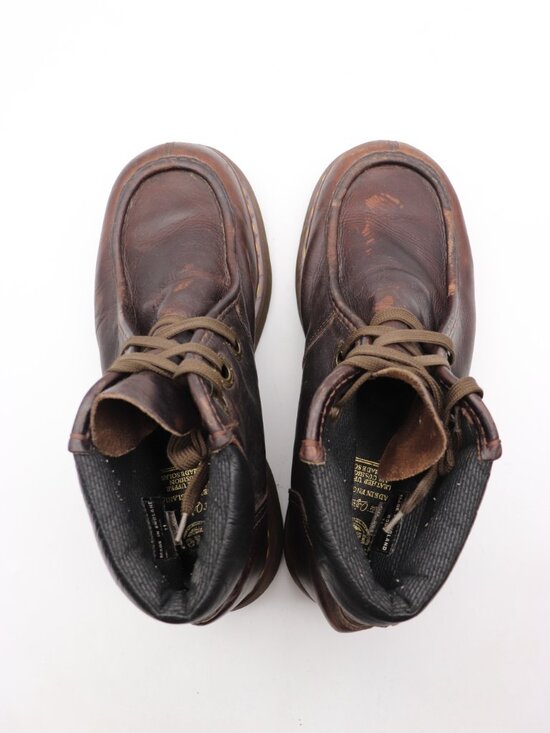 Vintage Doc Dr. Martens 8390 Men\'s UK 11 US 12 Brown Leather Boots Made England main image 12